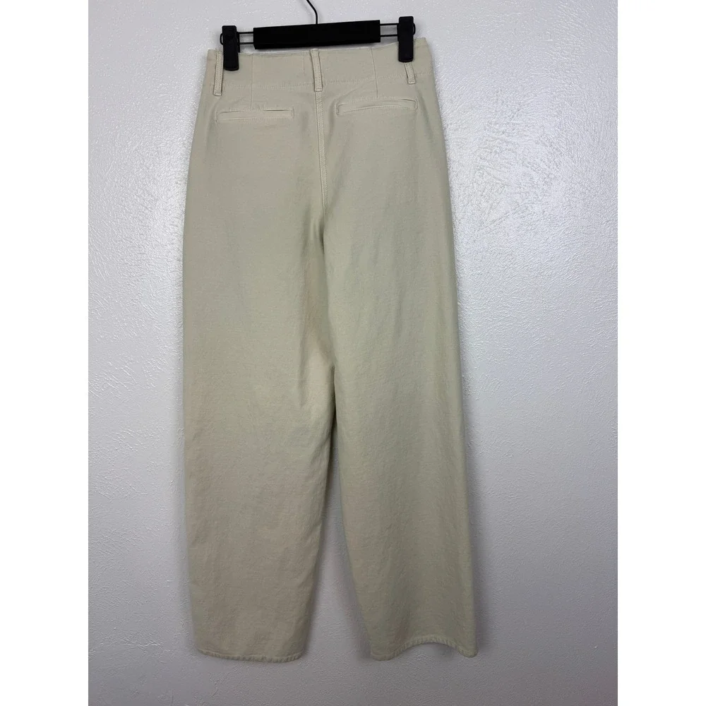 Aritzia Wilfred Free Ascendant Pants Light Birch Cream Women 2 Wide Leg